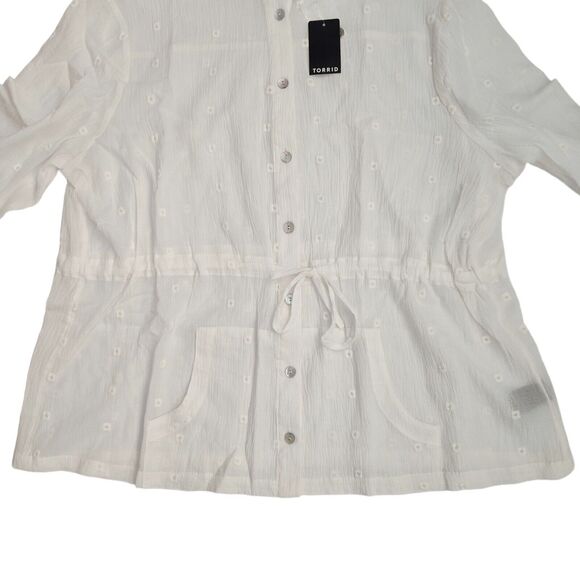 NWT! TORRID LONG SLEEVE BLOUSE - Picture 3 of 10